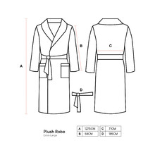 Adults Plush Bathrobe